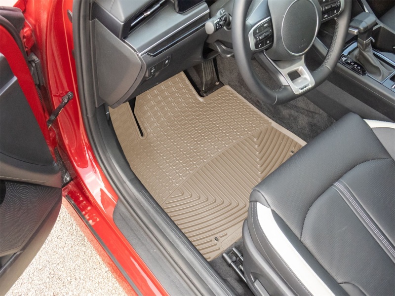 Picture of WeatherTech WT Rubber Mats-Front-Tan Floor Mats - W706TN