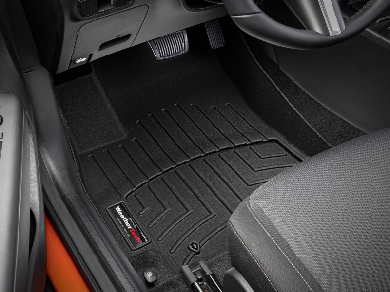 Picture of WeatherTech WT FloorLiner-Front-Blk Floor Mats - 4418381