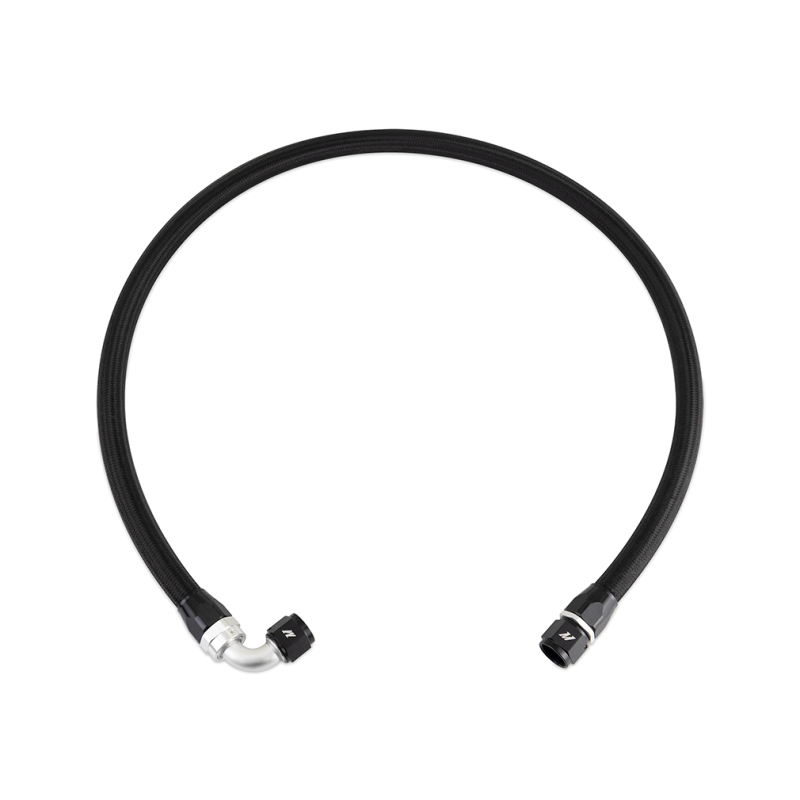 Picture of Mishimoto 3Ft Stainless Steel Braided Hose w/ -10AN Straight/90 Fittings - Black