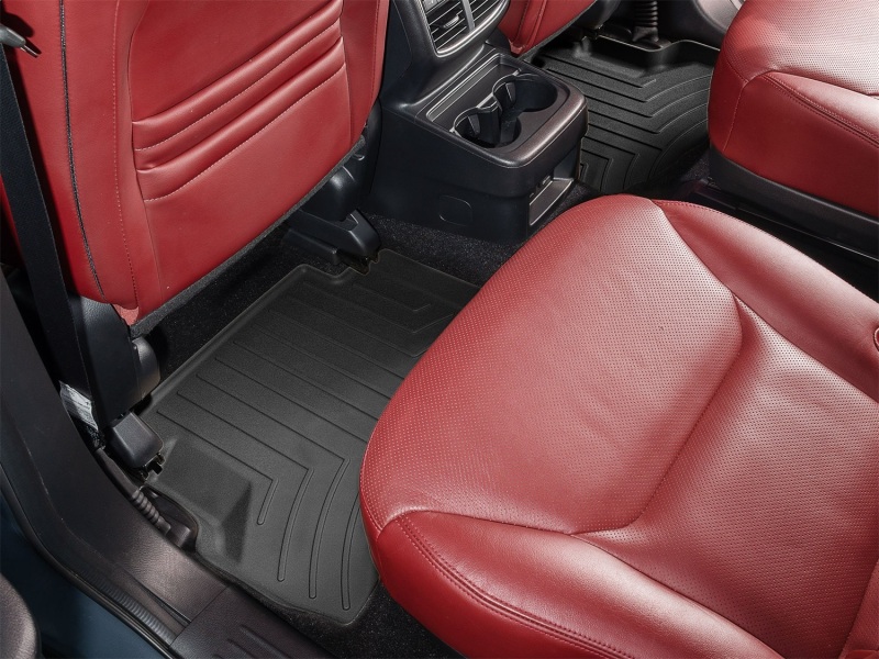 Picture of WeatherTech 16-23 Mazda CX-9 Rear FloorLiner HP - Black