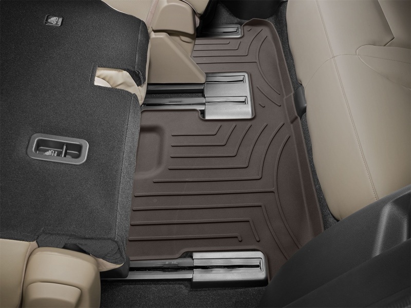 Picture of WeatherTech 16-23 Mazda CX-9 Rear FloorLiner HP - Cocoa