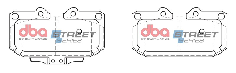 Picture of DBA 06-07 Subaru Impreza WRX Front Street Series Brake Pads