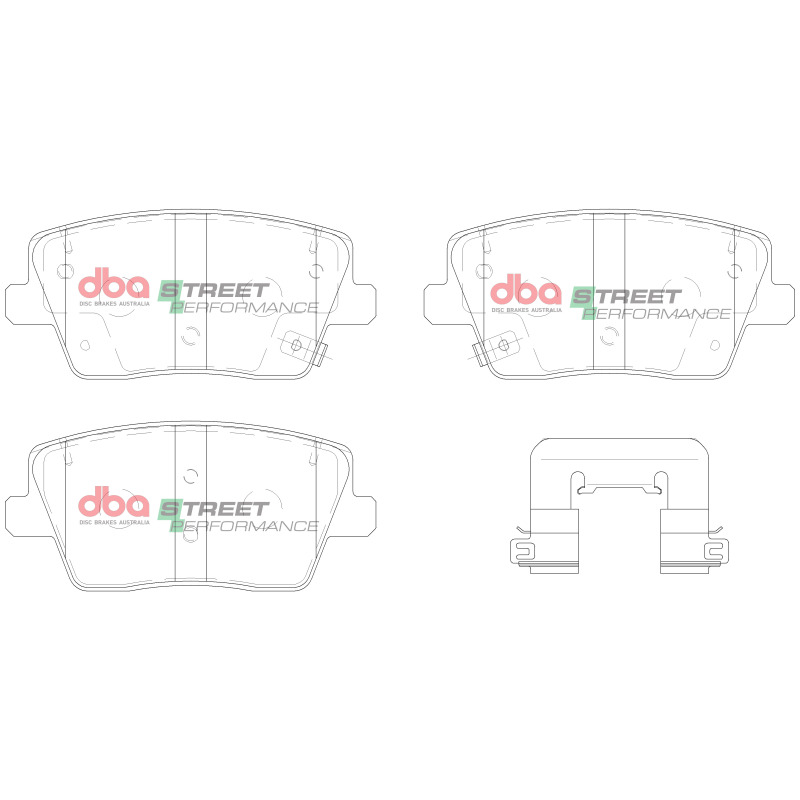 Picture of DBA 22-23 Hyundai Veloster/Veloster N Rear SP Performance Brake Pads