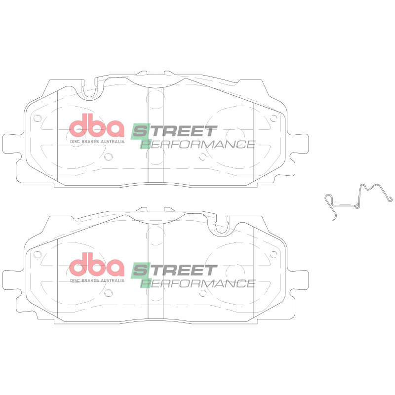 Picture of DBA 19-21 Audi A8 Quattro (w/375mm Front Rotor) Front SP Performance Brake Pads