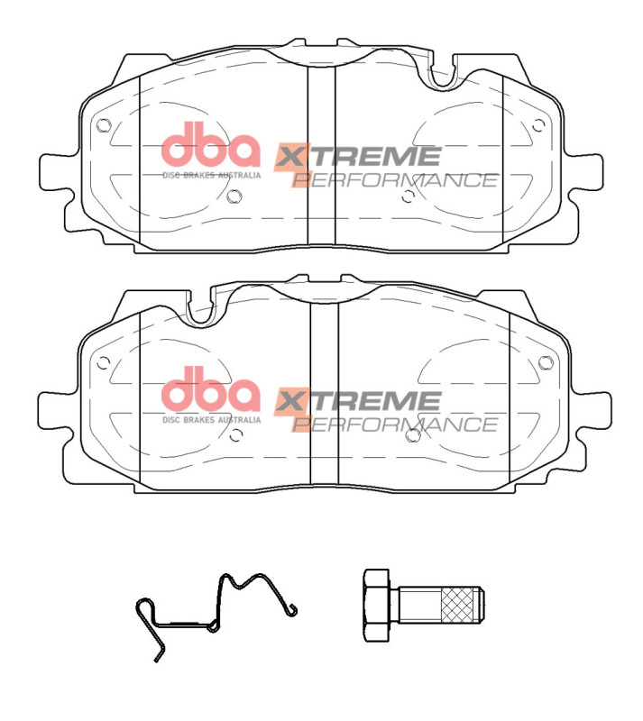 Picture of DBA 19-21 Audi A8 Quattro (w/375mm Front Rotor) Front XP Performance Brake Pads
