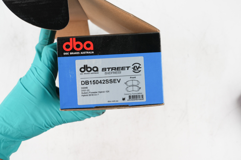 Picture of DBA 19-22 Subaru Forester (w/Sport Brakes) Front SSEV Street Series Brake Pads