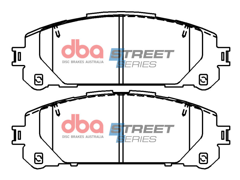 Picture of DBA 20-22 Toyota Highlander Front Street Series Brake Pads