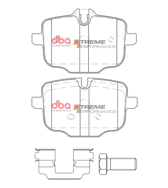 Picture of DBA 19-22 BMW 330i (Excl M Sport Package/Brakes) Rear XP Performance Brake Pads