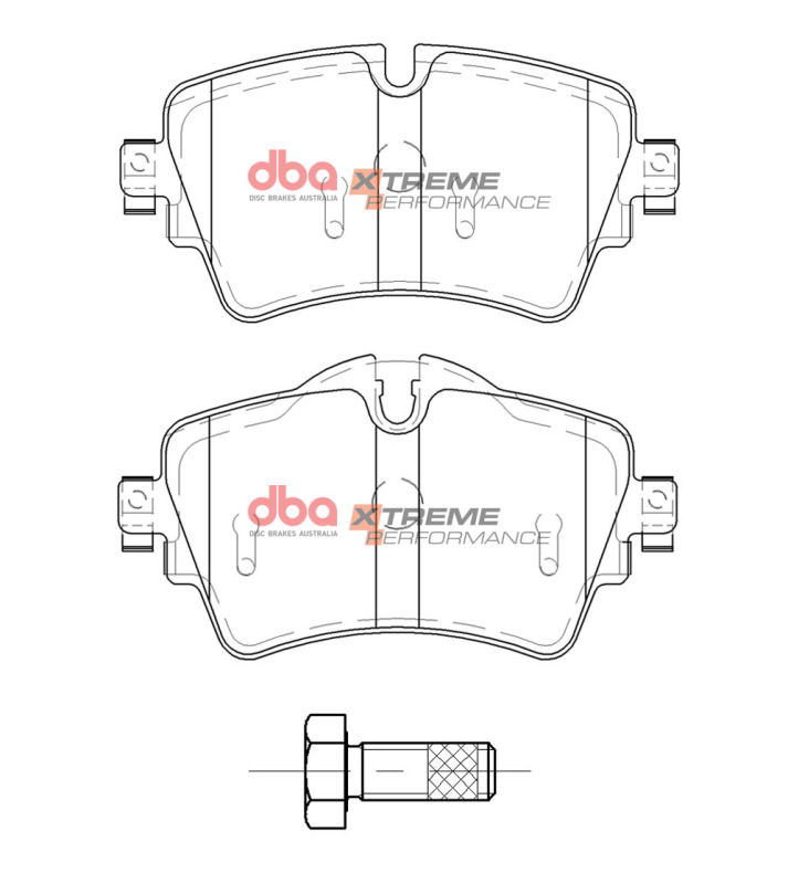 Picture of DBA 14-22 Mini Cooper S (5 Lug) Front XP Performance Brake Pads