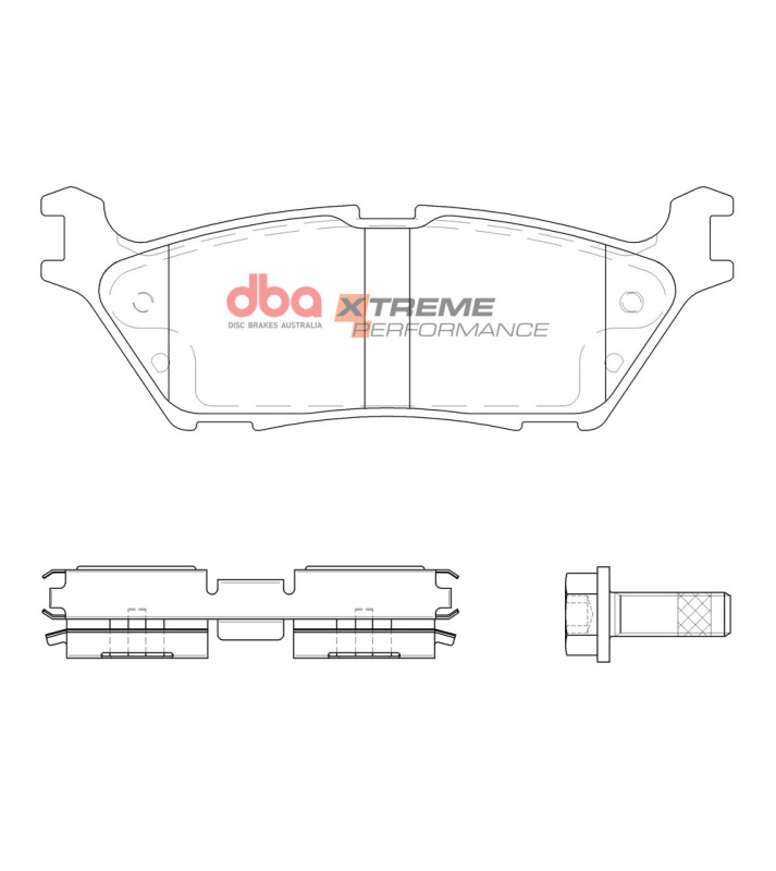 Picture of DBA 18-20 Ford Expedition Rear XP Performance Brake Pads