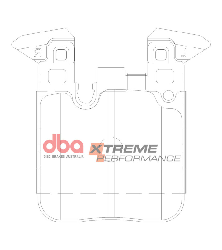 Picture of DBA 14-16 BMW 228i (w/M Sport Brakes) Rear XP Performance Brake Pads