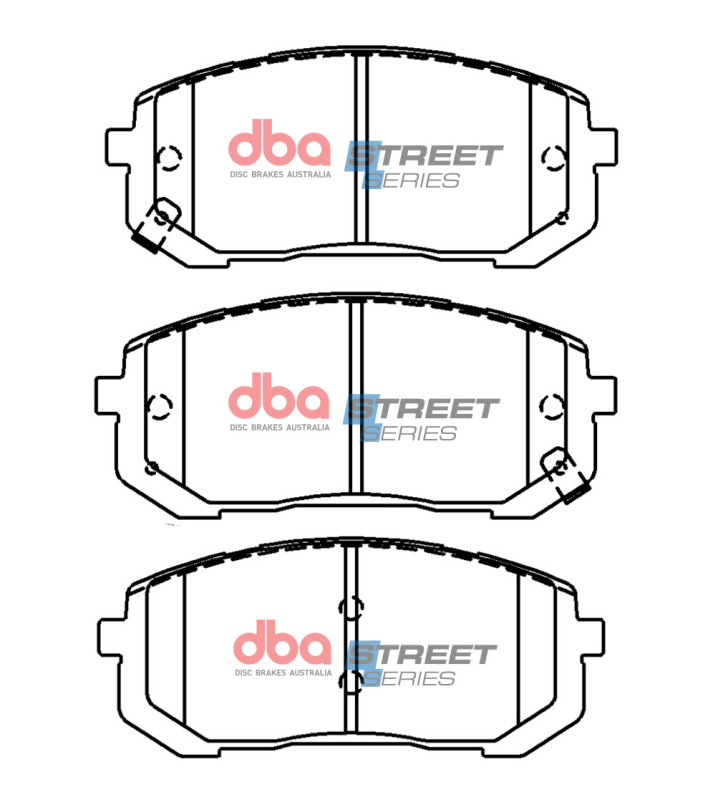 Picture of DBA 18-20 Hyundai Elantra GT (w/280mm Front Rotor/EPB / Excl Sport) Front Street Series Brake Pads