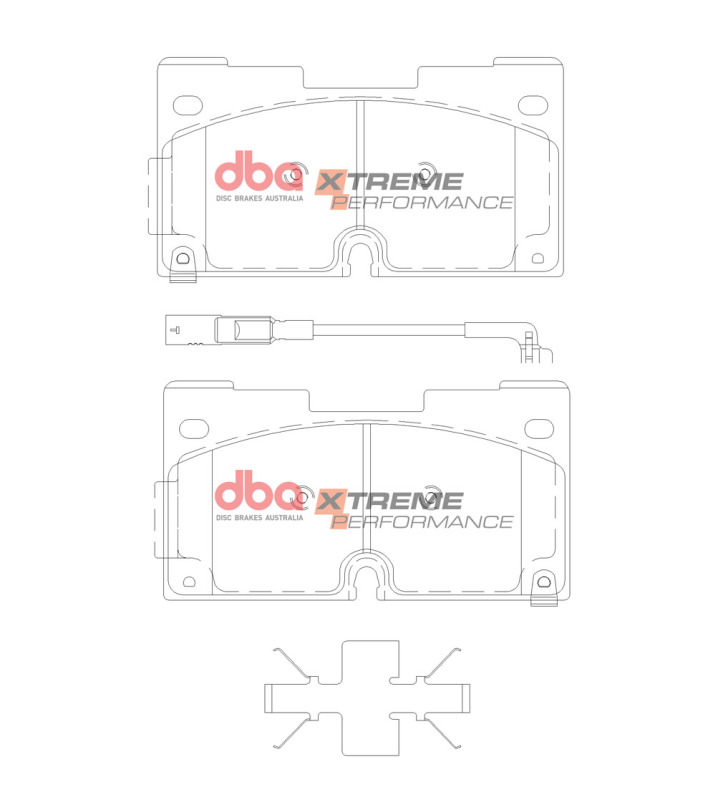 Picture of DBA 21-23 Cadillac Escalade (Excl 6 Piston BBK) Front XP Performance Brake Pads