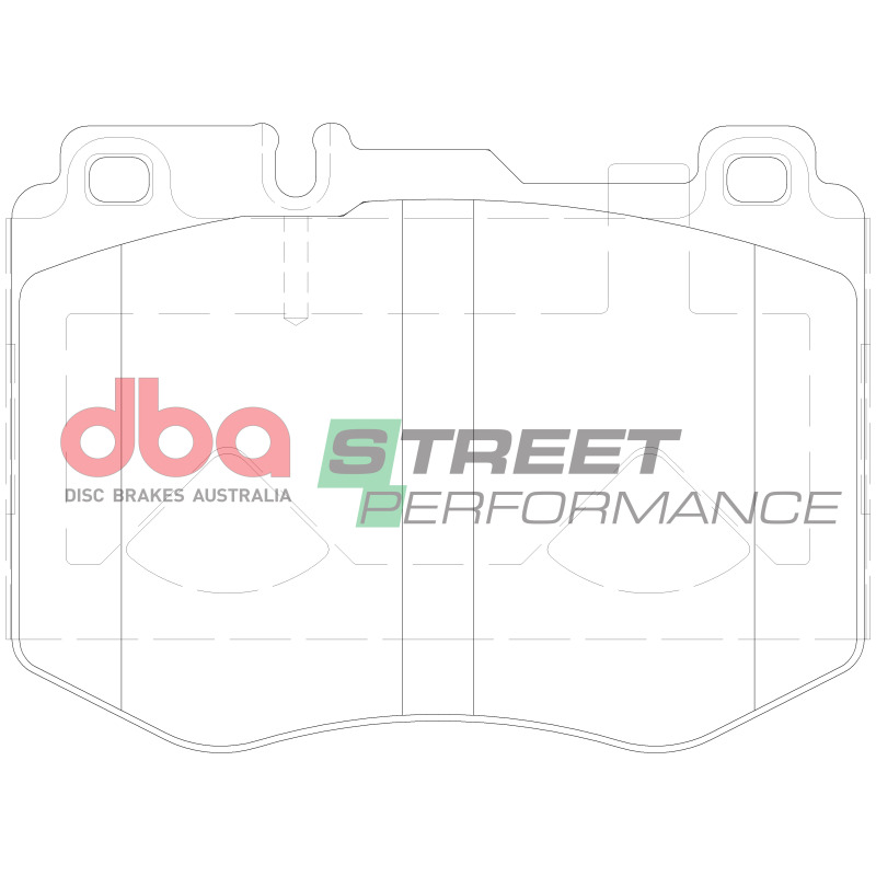 Picture of DBA 15-18 Mercedes-Benz C300 (w/Sport Package/AMG Sport Package) Front SP Performance Brake Pads
