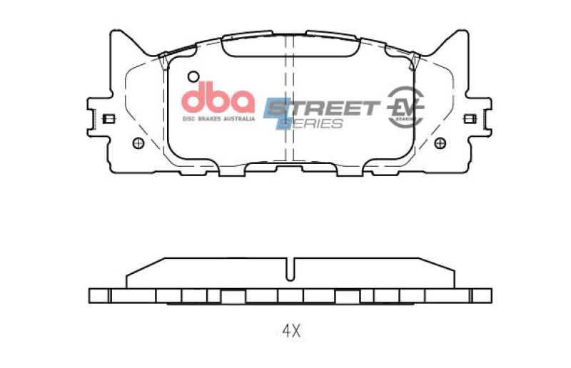 Picture of DBA 13-17 Lexus ES300h Front SSEV Street Series Brake Pads