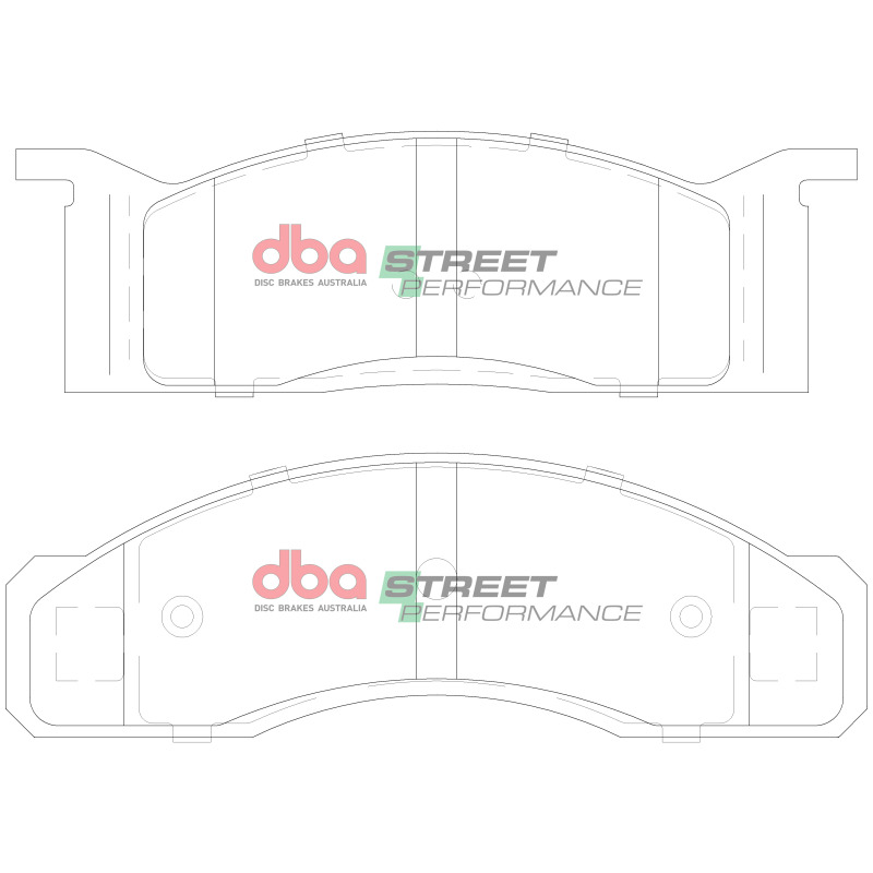 Picture of DBA 70-71 Ford Torino Front SP Performance Brake Pads
