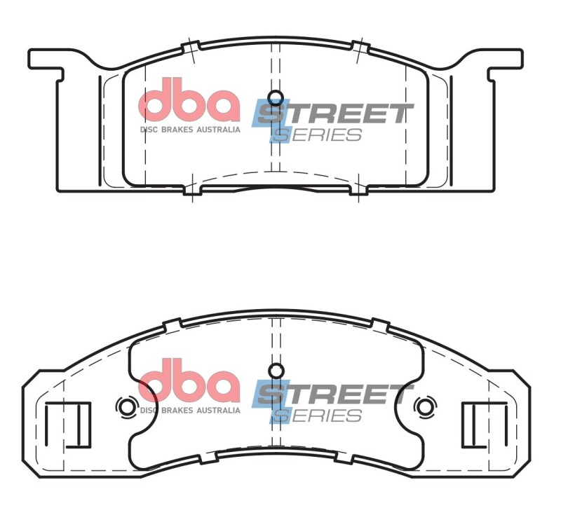 Picture of DBA 70-71 Ford Torino Front Street Series Brake Pads