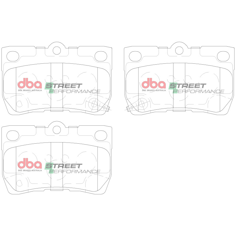 Picture of DBA 2006 Lexus GS300 Rear SP Performance Brake Pads