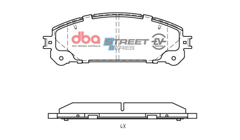 Picture of DBA 15-18 Lexus NX200t Front SSEV Street Series Brake Pads