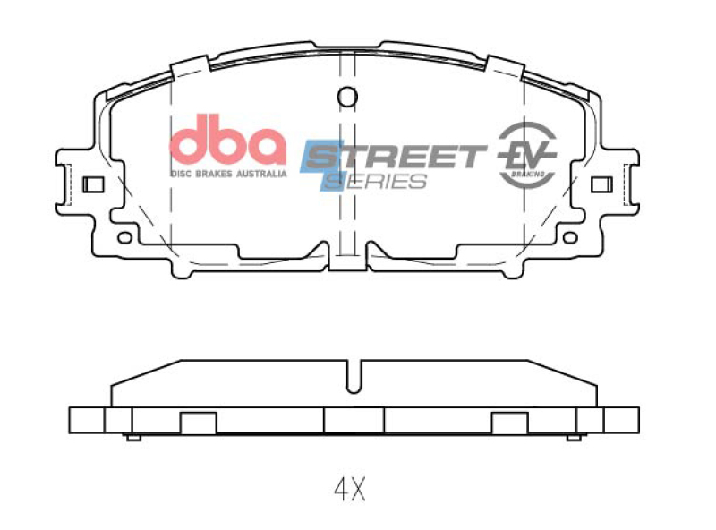 Picture of DBA 11-17 Lexus CT200h B Type Front SSEV Street Series Brake Pads