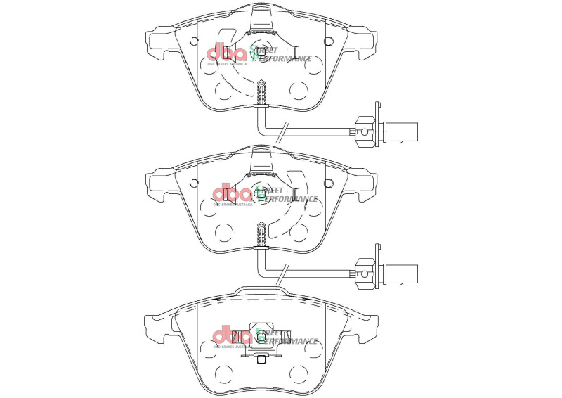 Picture of DBA 08-15 Audi TTS Quattro Front SP Performance Brake Pads