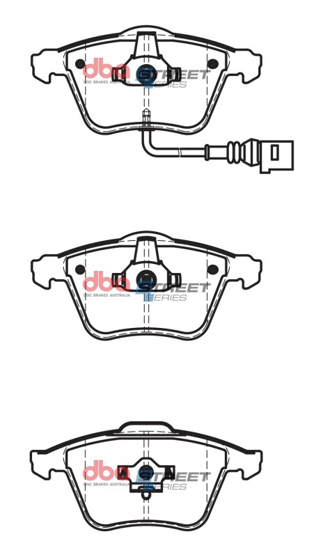 Picture of DBA 08-15 Audi TT Quattro Front Street Series Brake Pads