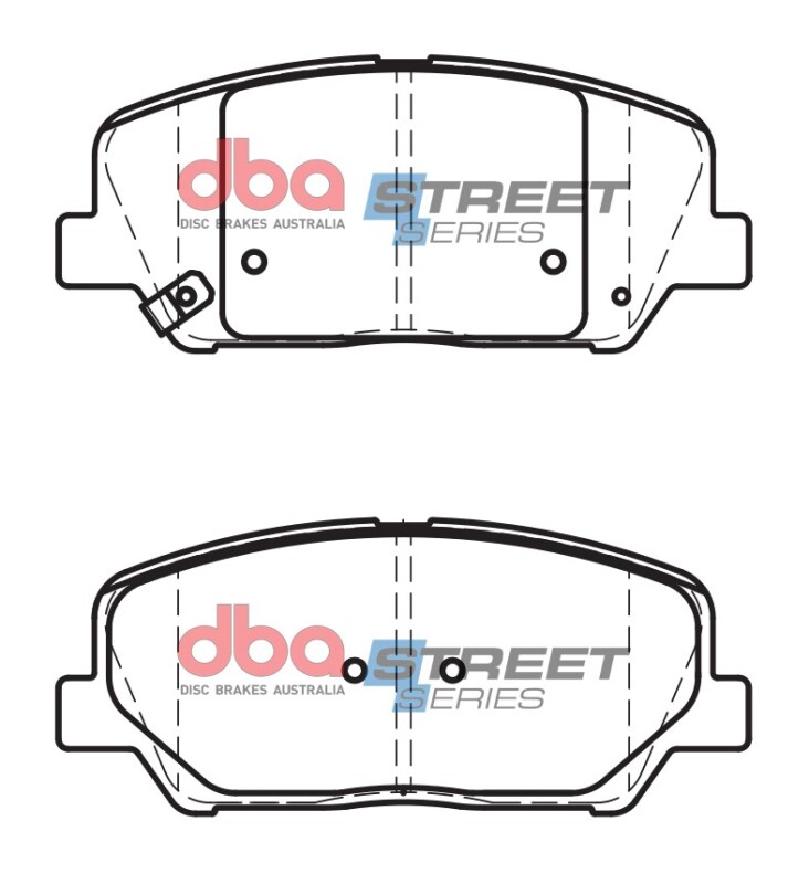 Picture of DBA 12-15 Hyundai Veloster Turbocharged Front Street Series Brake Pads