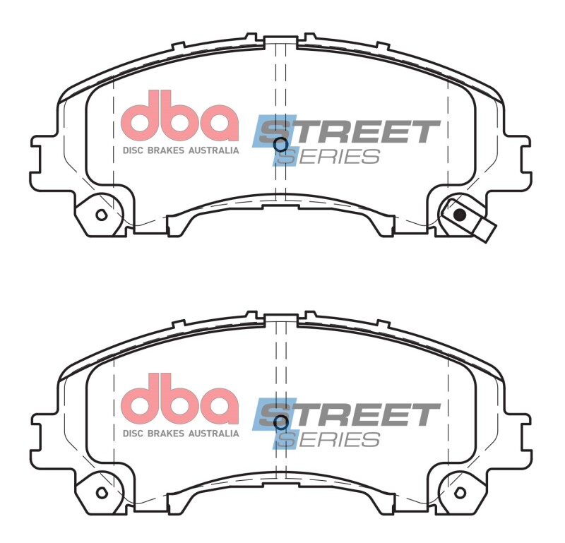 Picture of DBA 14-22 Infiniti Q50 (Base/Premium/Hybrid) Front Street Series Brake Pads