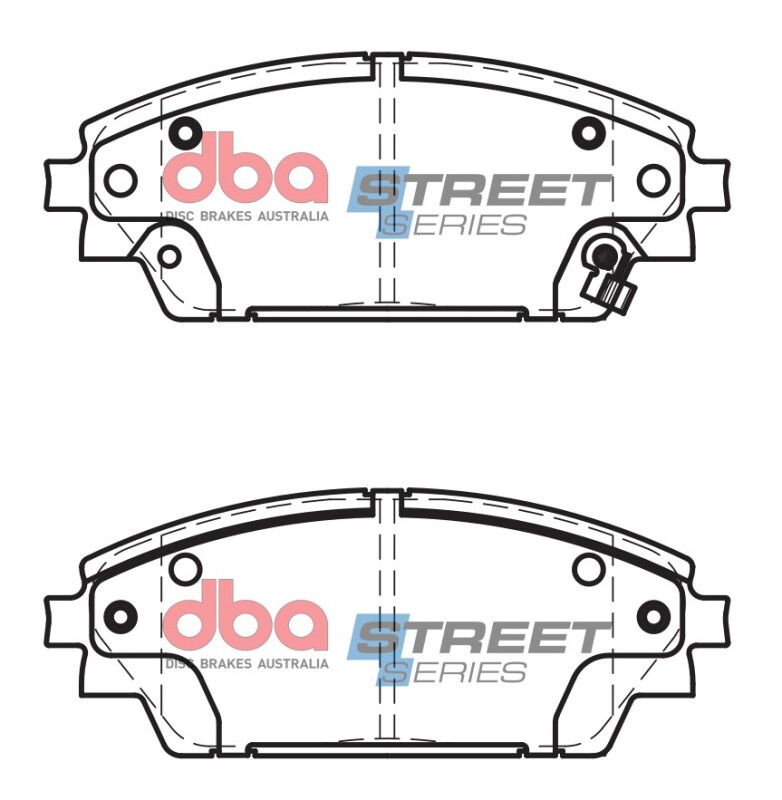 Picture of DBA 14-16 Mazda 3 Front Street Series Brake Pads