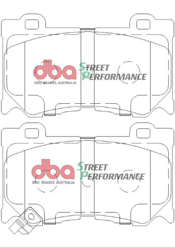 Picture of DBA 09-13 Infiniti FX50 (S51 Model) Front SP Performance Brake Pads
