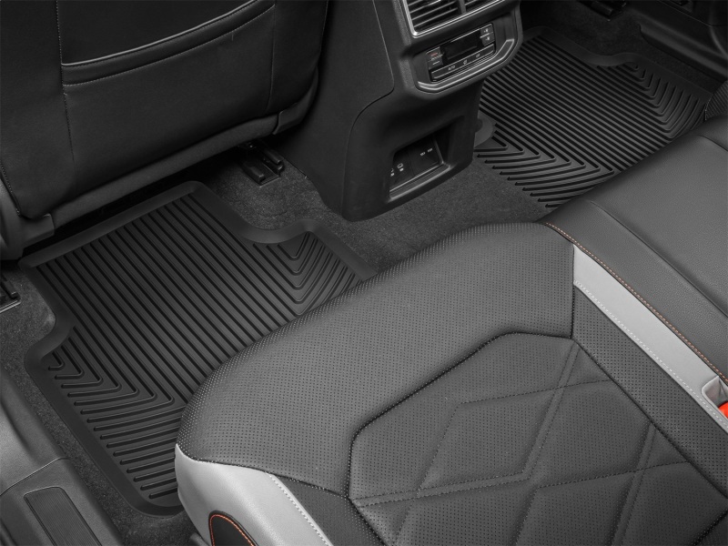 Picture of WeatherTech 18-24 Volkswagen Atlas (Incl. 20-24 Cross Sport) Rear Rubber Mats - Black