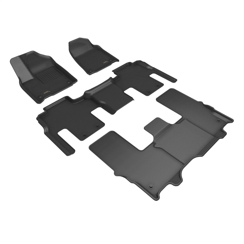Picture of 3D MAXpider 22-24 Jeep Wagoneer 8 Seat Kagu Black R1 R2 R3