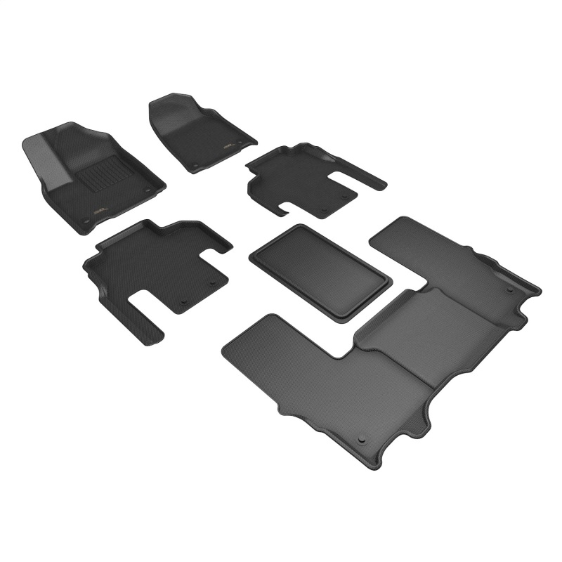 Picture of 3D MAXpider 22-24 Jeep Wagoneer 7 Seat Kagu Black R1 R2 R3