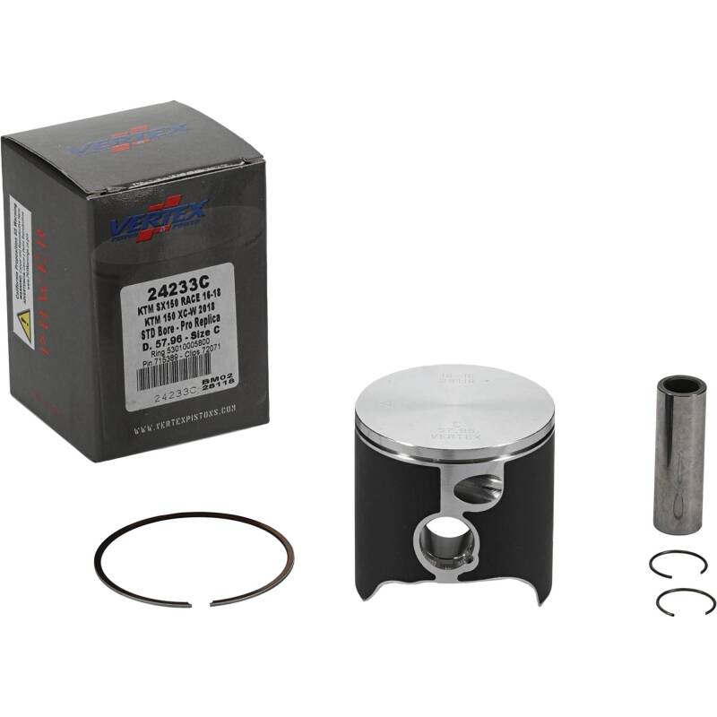Picture of Vertex Piston 16-22 KTM 150 SX 150cc Cast Race Piston Kit