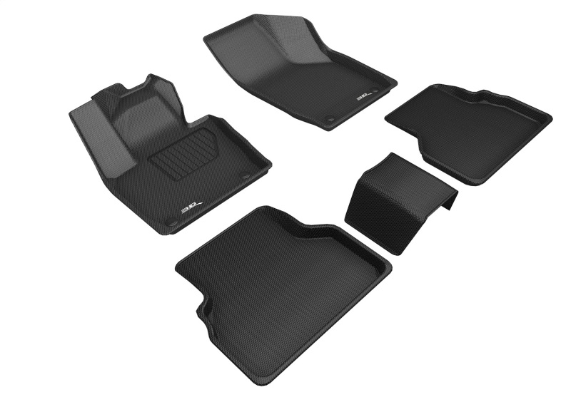 Picture of 3D MAXpider ACE Kagu-Combo-Black Floor Mats - L1AD03901509