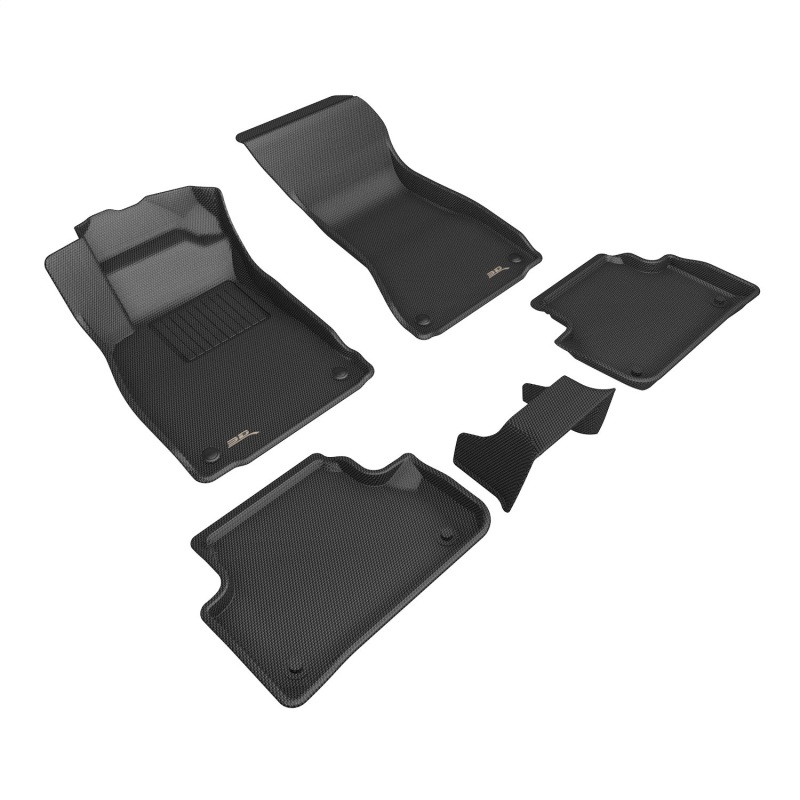 Picture of 3D MAXpider ACE Kagu-Combo-Black Floor Mats - L1AD04201509