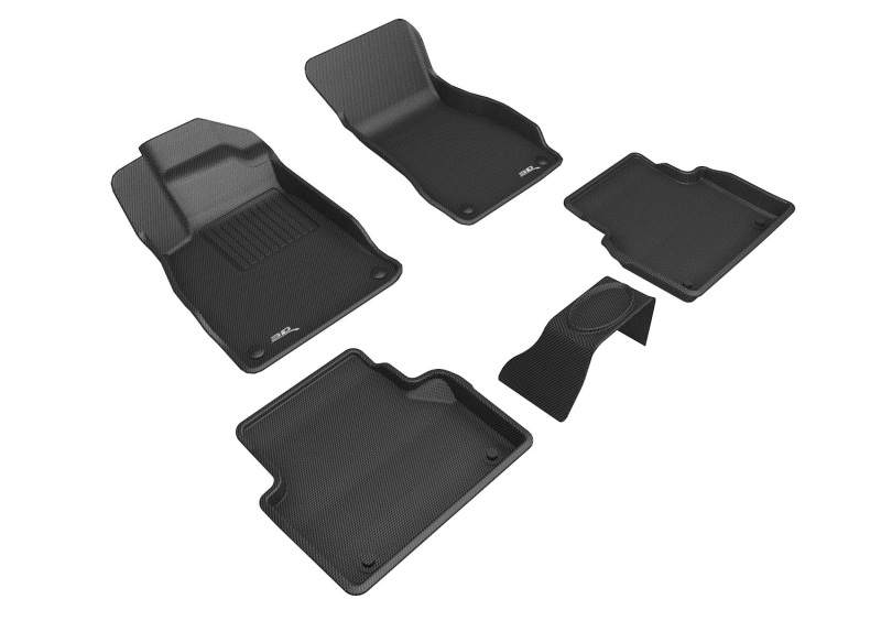 Picture of 3D MAXpider ACE Kagu-Combo-Black Floor Mats - L1AD05401509