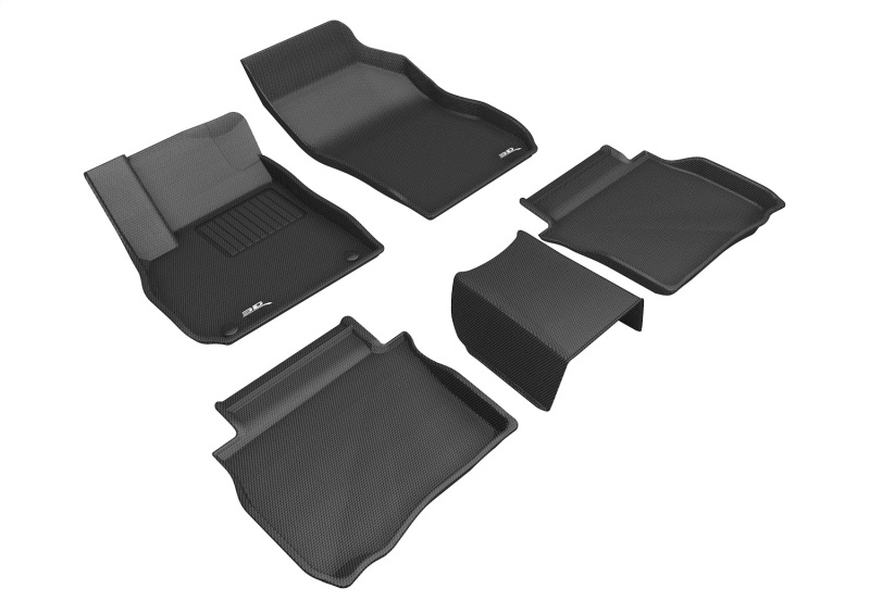 Picture of 3D MAXpider ACE Kagu-Combo-Black Floor Mats - L1BC03301509