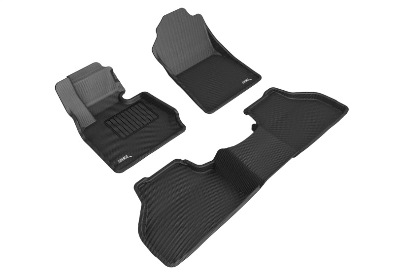 Picture of 3D MAXpider ACE Kagu-Combo-Black Floor Mats - L1BM03201509