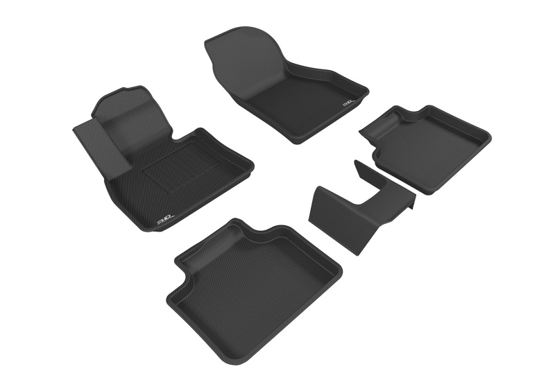 Picture of 3D MAXpider ACE Kagu-Combo-Black Floor Mats - L1BM07301509