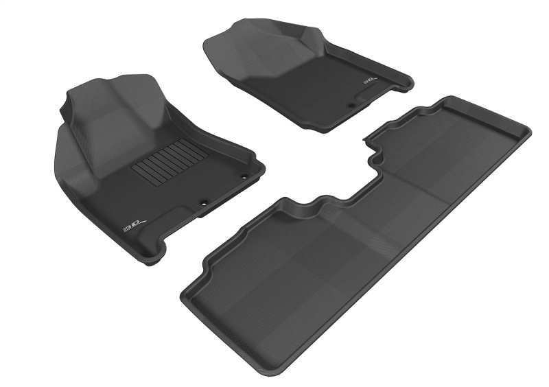 Picture of 3D MAXpider ACE Kagu-Combo-Black Floor Mats - L1CD00801509