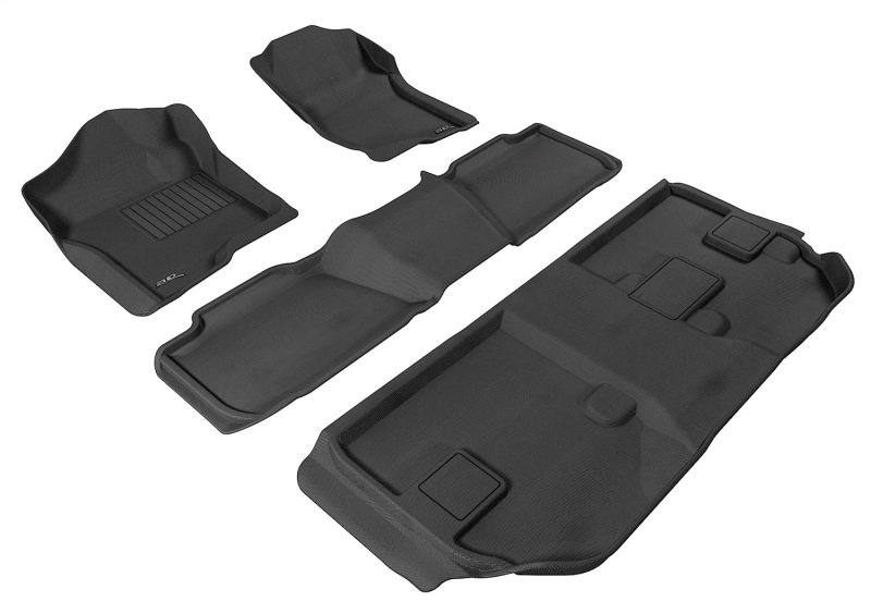 Picture of 3D MAXpider ACE Kagu-Combo-Black Floor Mats - L1CH04601509