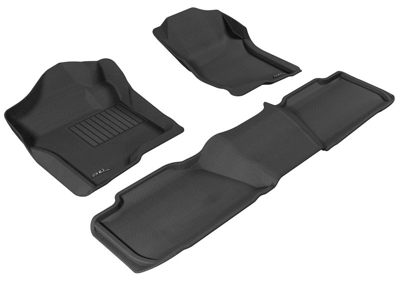 Picture of 3D MAXpider ACE Kagu-Combo-Black Floor Mats - L1CH04901509
