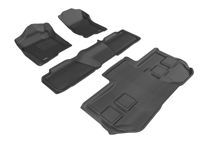 Picture of 3D MAXpider ACE Kagu-Combo-Black Floor Mats - L1CH05401509