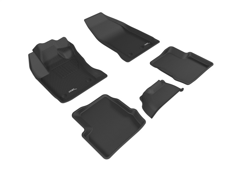 Picture of 3D MAXpider ACE Kagu-Combo-Black Floor Mats - L1FA00501509