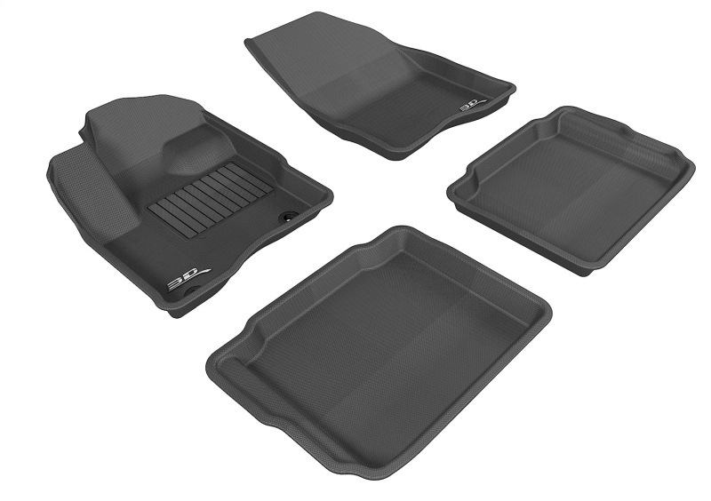 Picture of 3D MAXpider ACE Kagu-Combo-Black Floor Mats - L1FR01801509