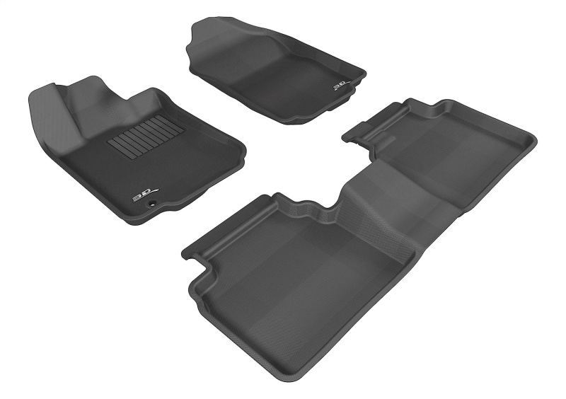Picture of 3D MAXpider ACE Kagu-Combo-Black Floor Mats - L1FR01301509