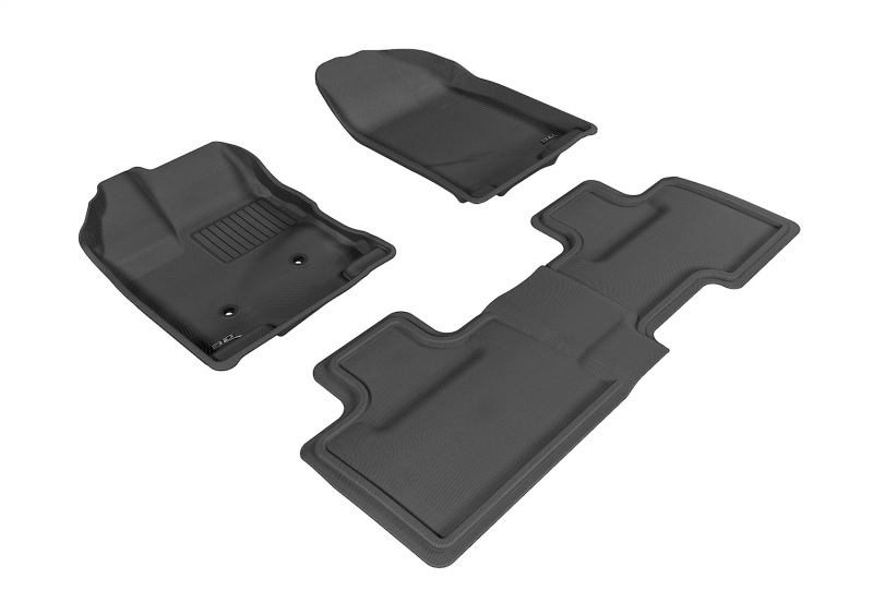Picture of 3D MAXpider ACE Kagu-Combo-Black Floor Mats - L1FR02001509