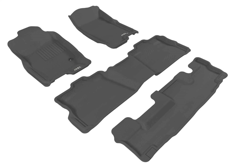 Picture of 3D MAXpider ACE Kagu-Combo-Black Floor Mats - L1FR03501509