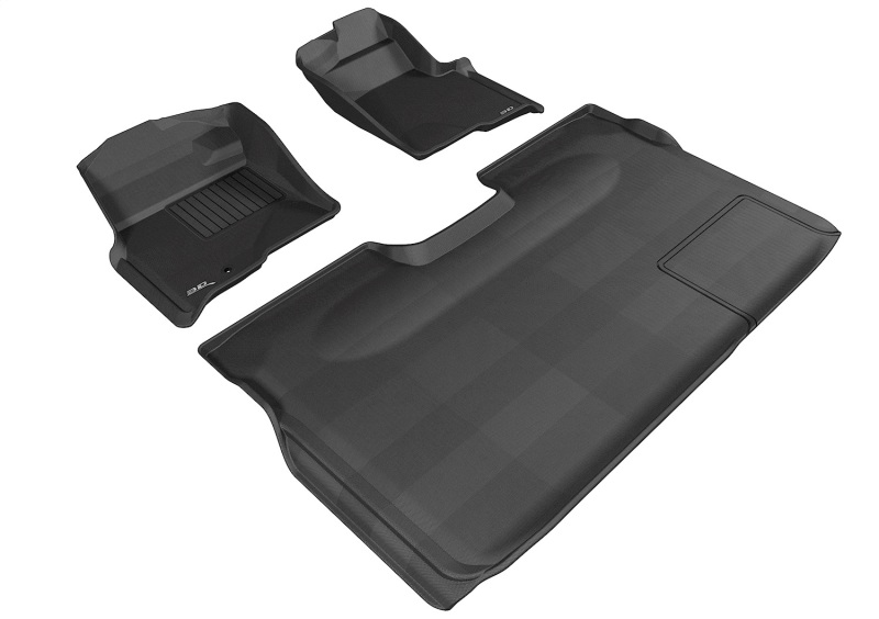 Picture of 3D MAXpider ACE Kagu-Combo-Black Floor Mats - L1FR06701509